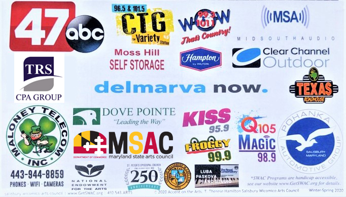 Image with logos of all SWAC sponsors and supporters